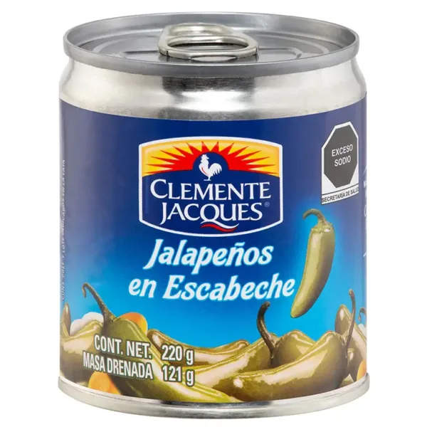 Jalapeños Enteros 220grs Clemente Jacques