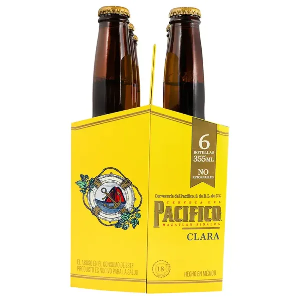 Six de Cerveza Pacifico Clara