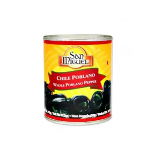 Chile Poblano Entero 780g San Miguel