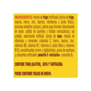 Ingredientes de Harina para Pancakes 500Grs Pronto