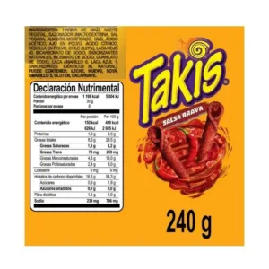 Takis Salsa Brava 62Gr Barcel